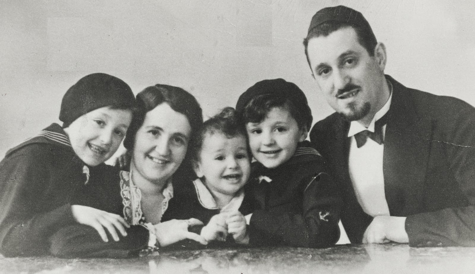The Goldberger family in Copenhagen, about 1935