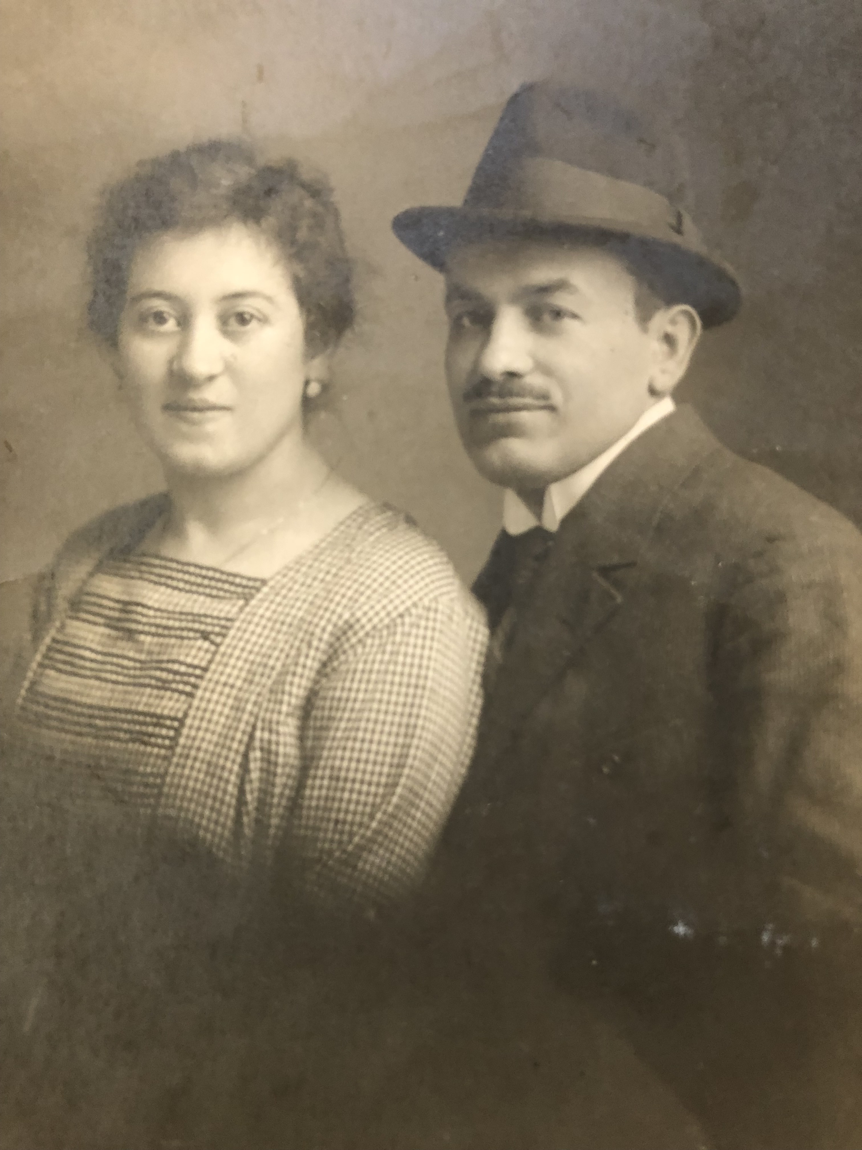 Hirs and Maria Lebovics studio portrait