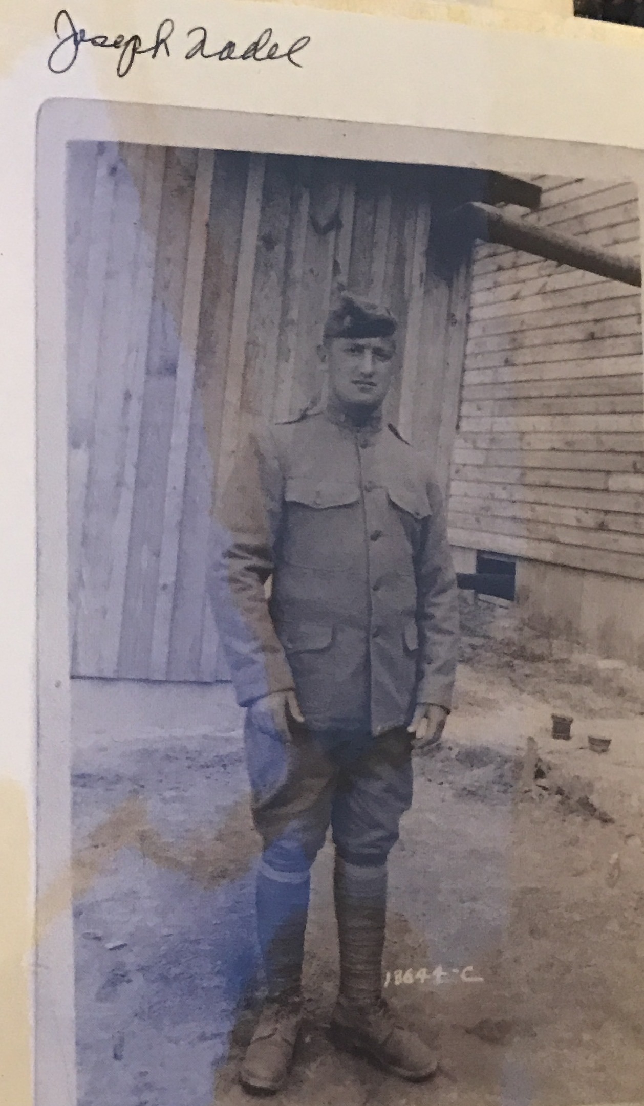 Joe Nadel Jr in WWI uniform